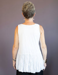 White Layering Tank - Plus Size