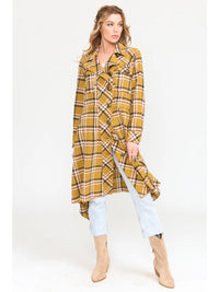 Coco Plaid Trench Coat
