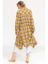 Coco Plaid Trench Coat