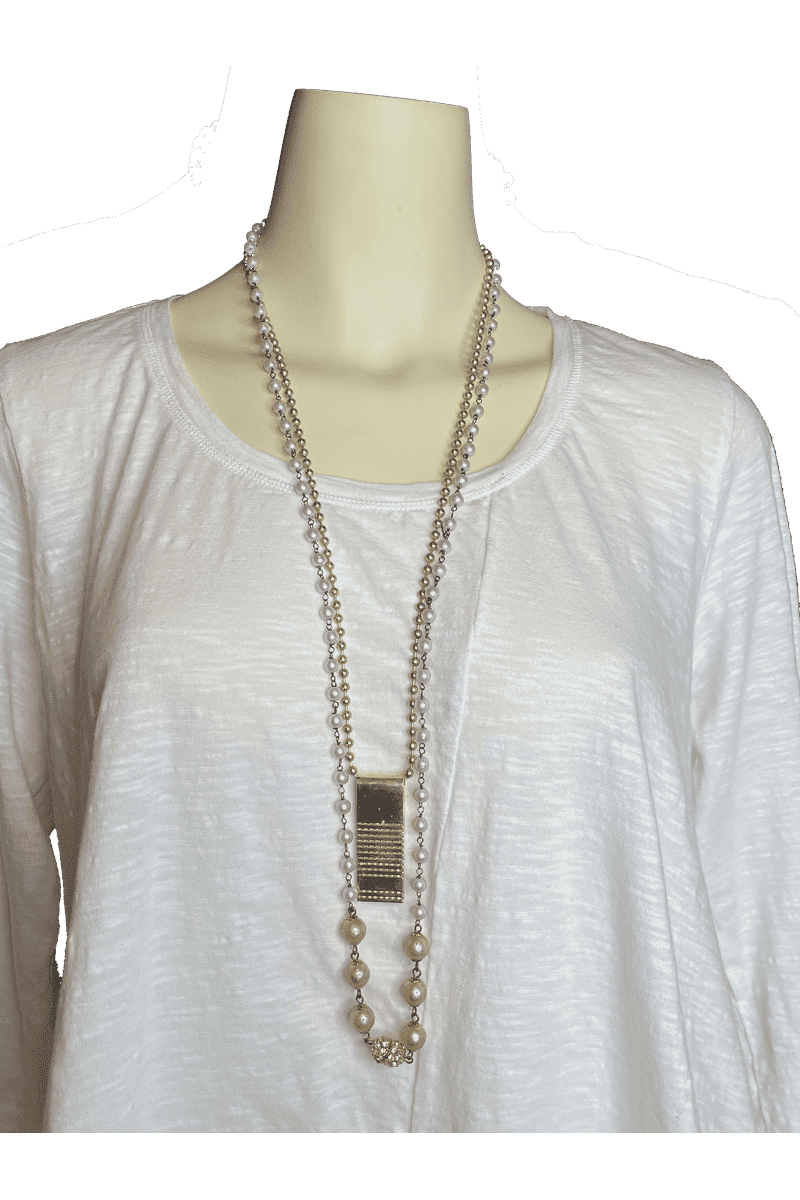 Vintage 40'S Money Clip Necklace