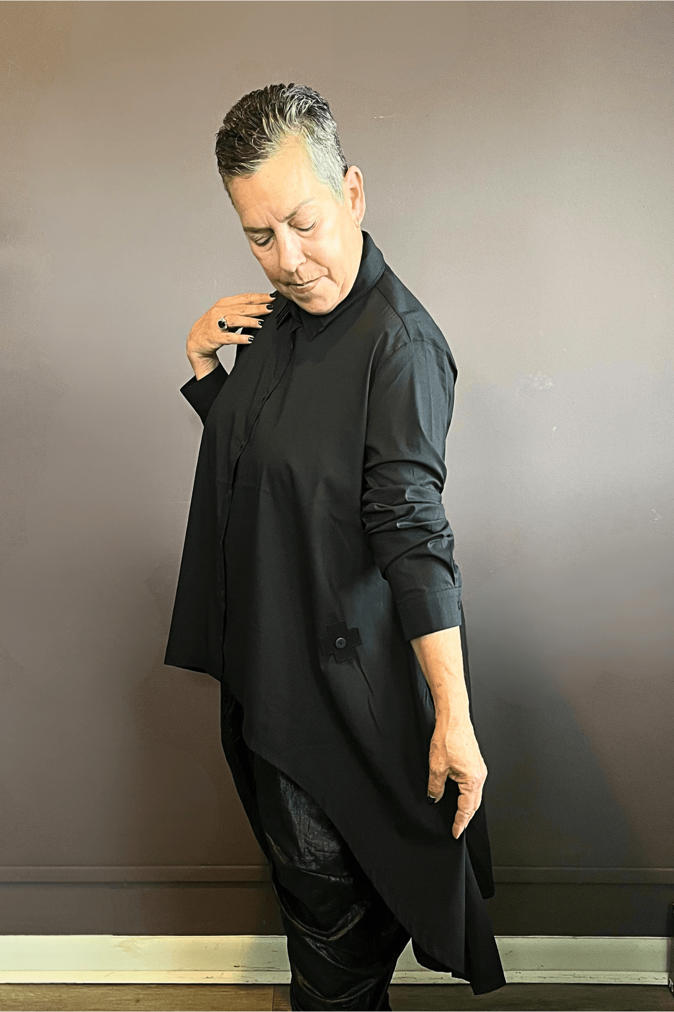 To Tie Two Shirt (Black)