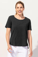Textured Peruvian Cotton Carefree Tee