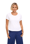 Textured Peruvian Cotton Carefree Tee