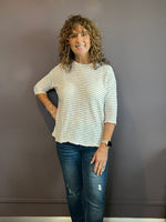 Vintage Stripe Drop Shoulder Tee