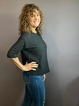Vintage Stripe Drop Shoulder Tee