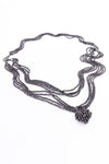 Chocolate Mini Loop Heart Necklace