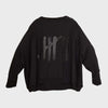 A Wide Short Sweatshirt II (Black)
