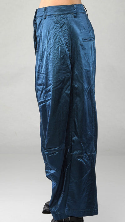 Wide Sateen Trousers