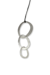 Axelle Large Silver Pendant Necklace