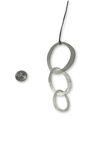 Axelle Large Silver Pendant Necklace