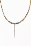 Hematite With Spike Necklace