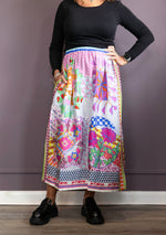 Elizabeth Printed Midi Skirt