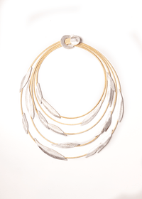 Gold Leaves Necklace