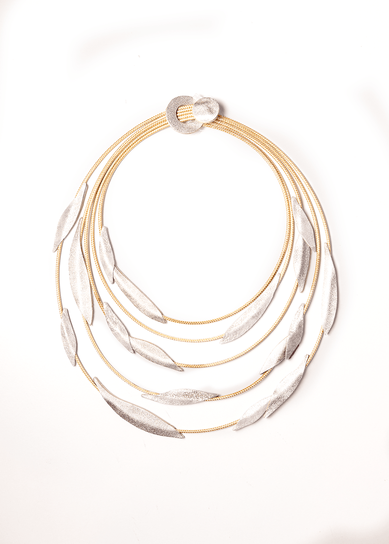 Gold Leaves Necklace