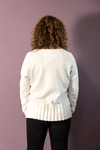 Wide Rib-Bottom Sweater