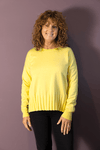 Wide Rib-Bottom Sweater