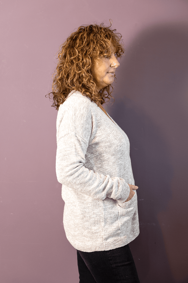 Button Cardi