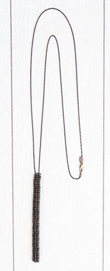 Crystal Stacked Y Necklace