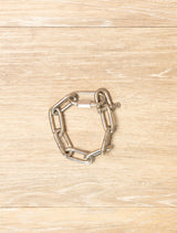 Stainless Clasp and Chain Bracelet