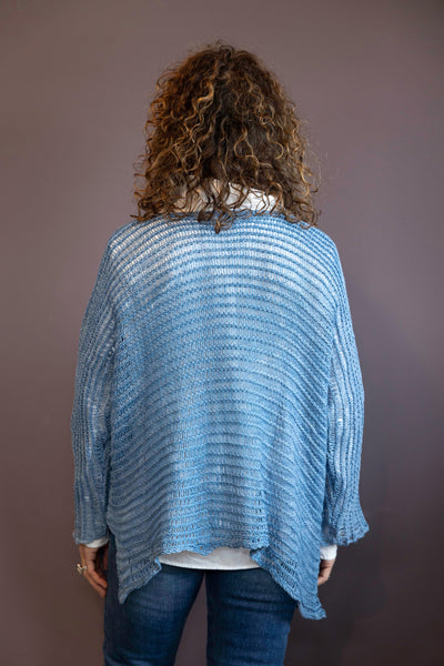 Indigo Basic Mineral Wash Sweater