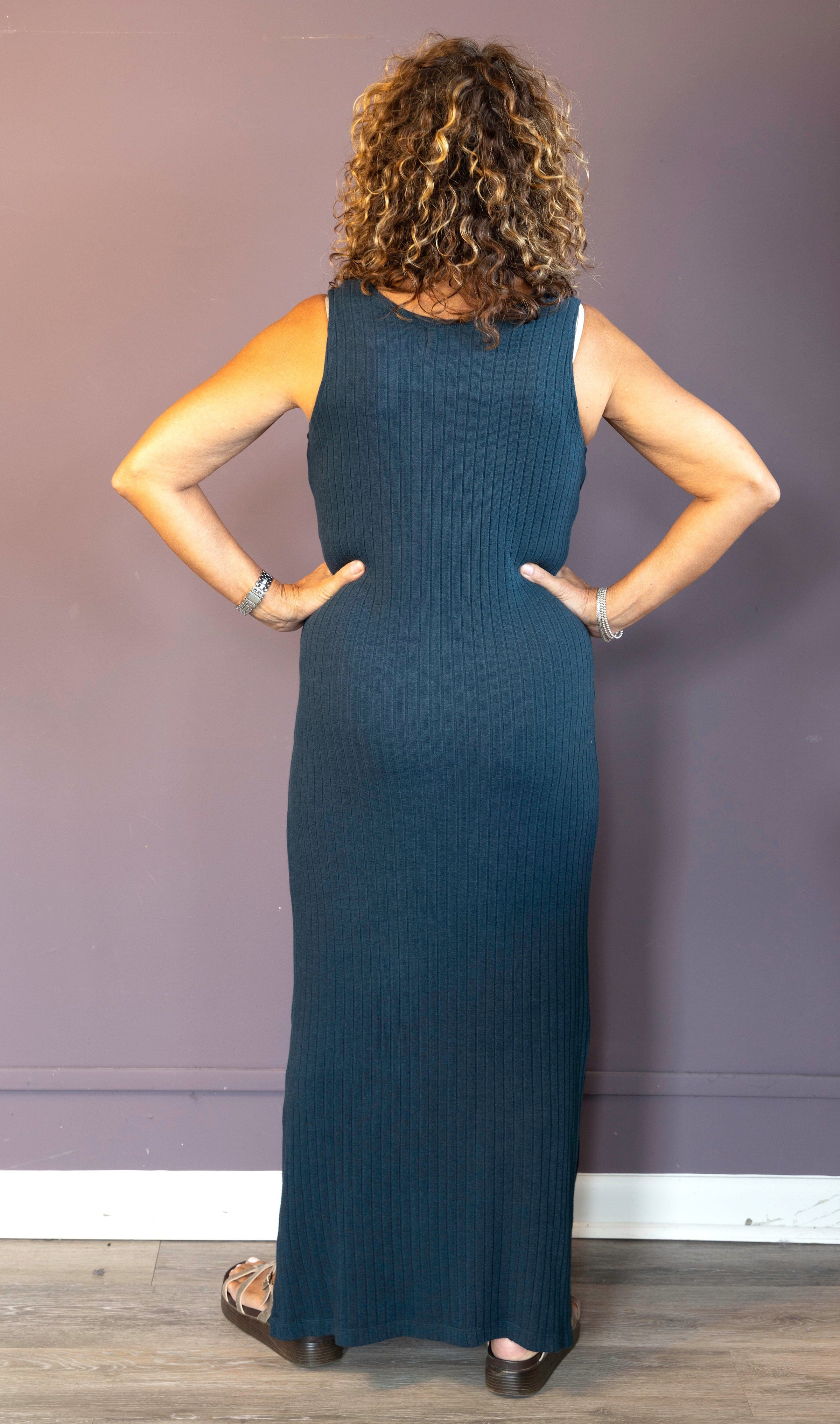 Ribbed Tank Dress