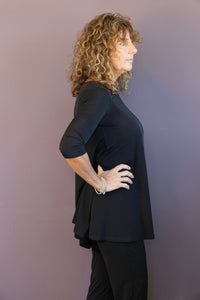 PALETTE BASICS 3/4 Sleeve Tunic - Plus Size