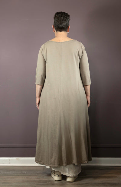 Taupe Hi-Lo Tunic Dress