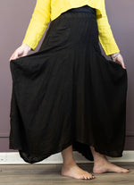 Linen 2 Pocket Maxi Skirt