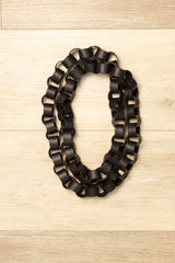 Black Bold Chain Necklace