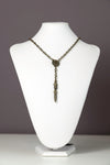 Dark Phurba and Coin Chain Necklace