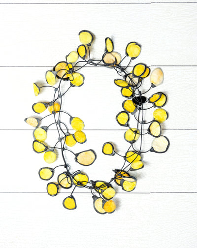 Fabric and Rubber Necklace