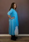 Turquoise Hi-Lo Tunic Dress
