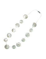 Coconut Shell and Mother of Pearl Disk Necklace