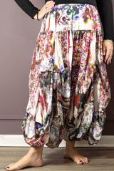 Printed Full Pleated Pant