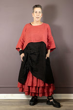 Ruby Linen Slip Skirt