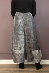 Gray Plaid Trousers