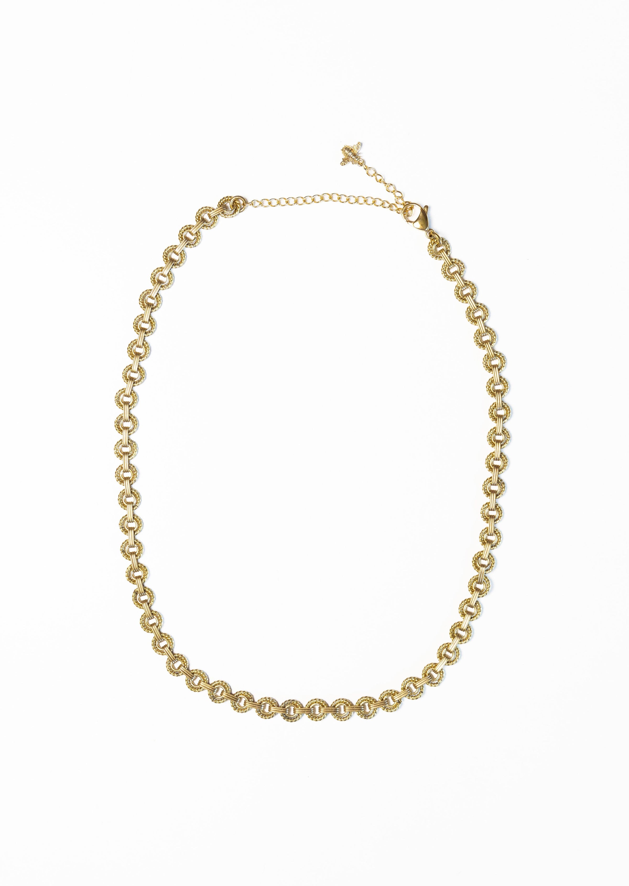 Double Circle Chain Necklace
