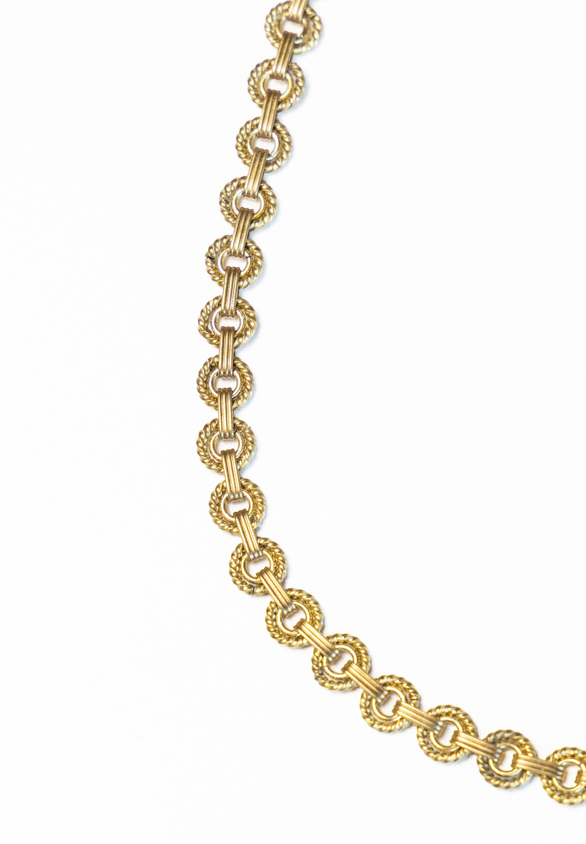 Double Circle Chain Necklace