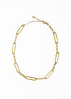 Short Paperclip Necklace