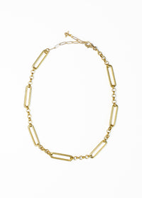 Short Paperclip Necklace
