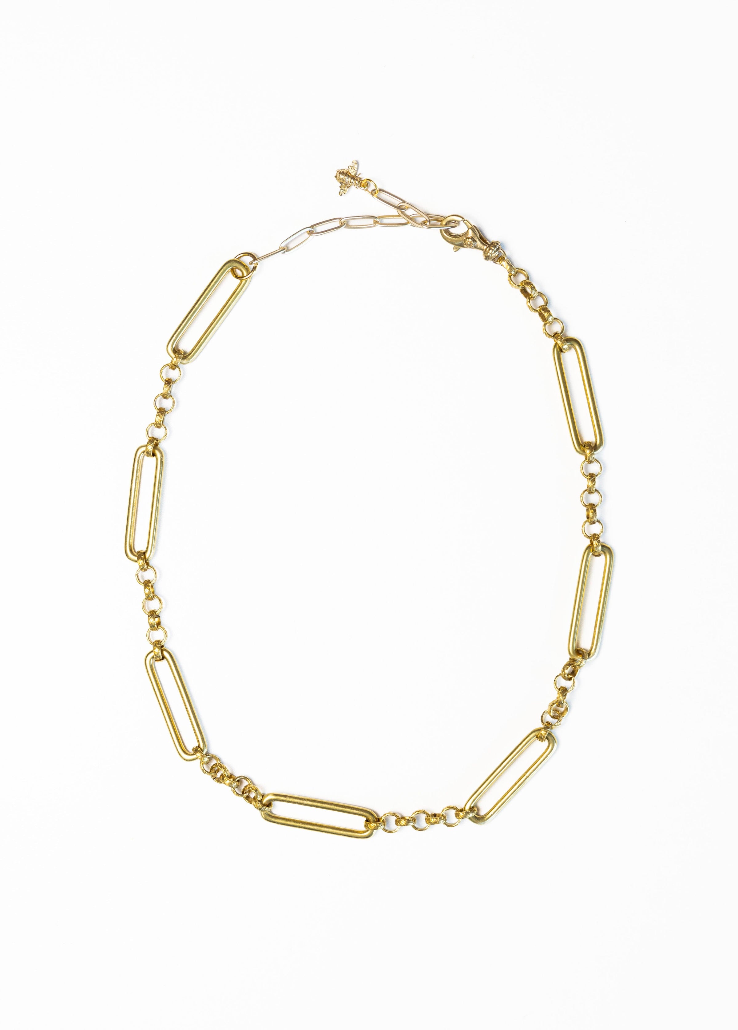 Short Paperclip Necklace
