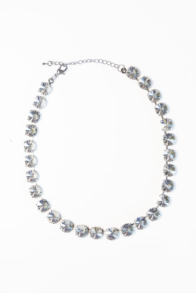 Cup Chain Crystal Necklace