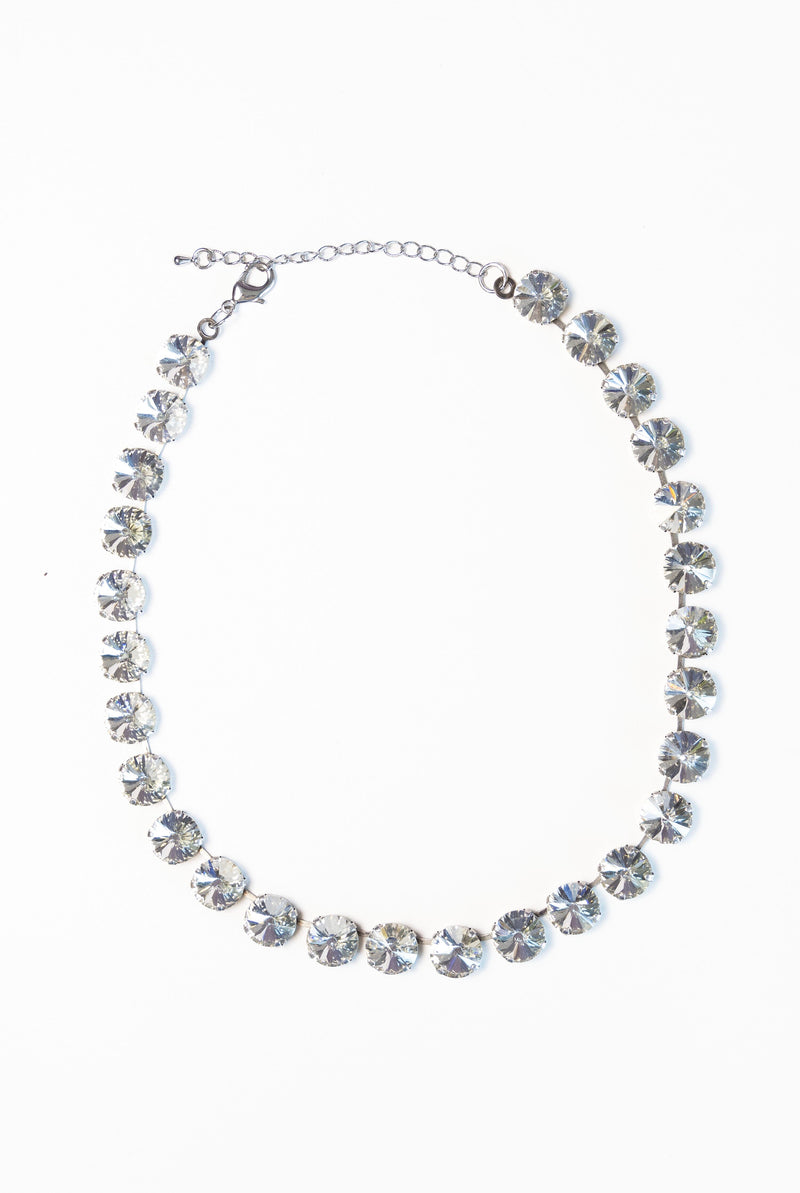 Cup Chain Crystal Necklace