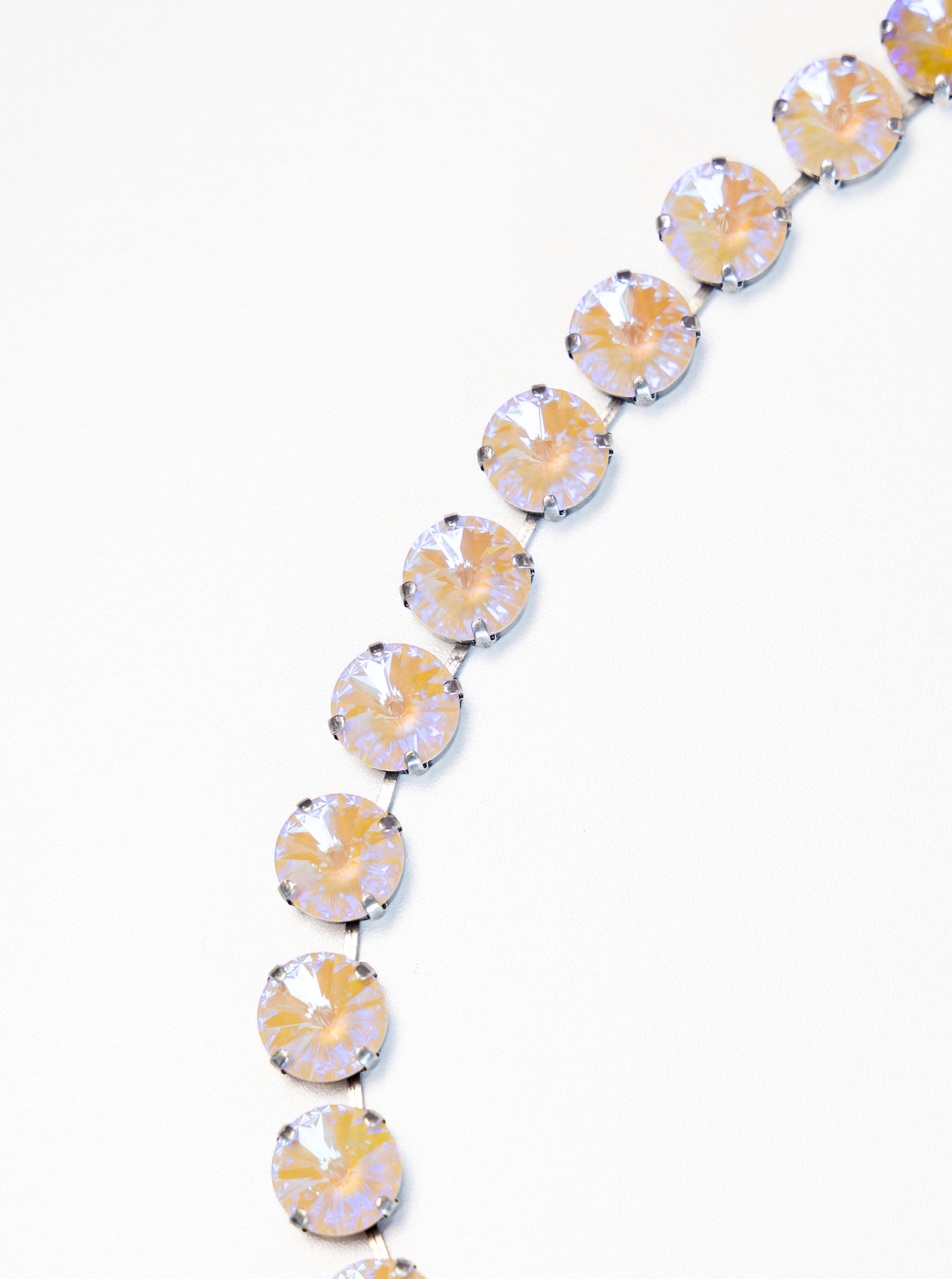 Cup Chain Crystal Necklace