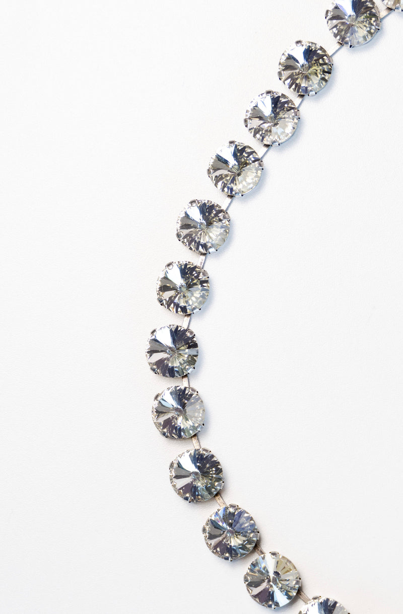Cup Chain Crystal Necklace