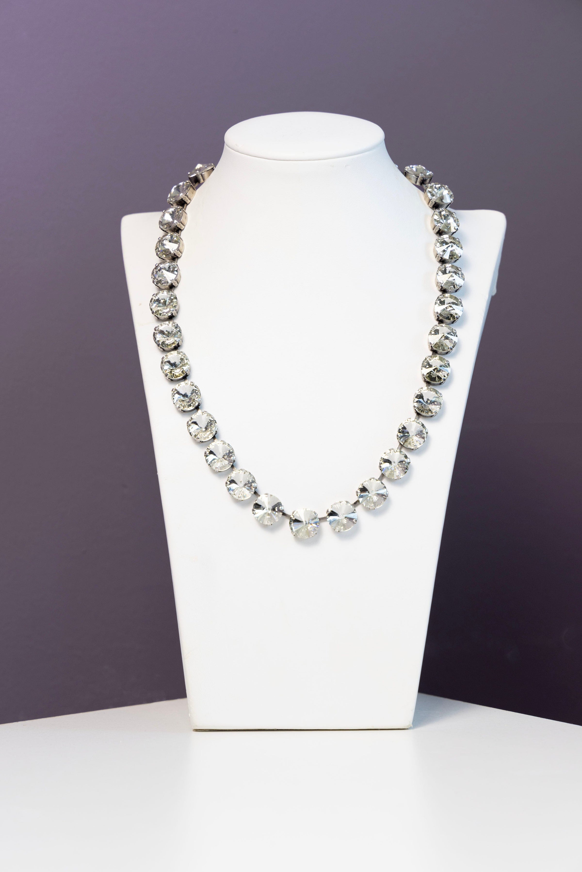 Cup Chain Crystal Necklace