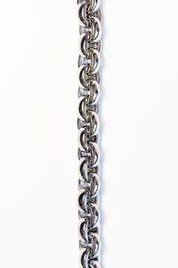 Rhodium Chunky Necklace