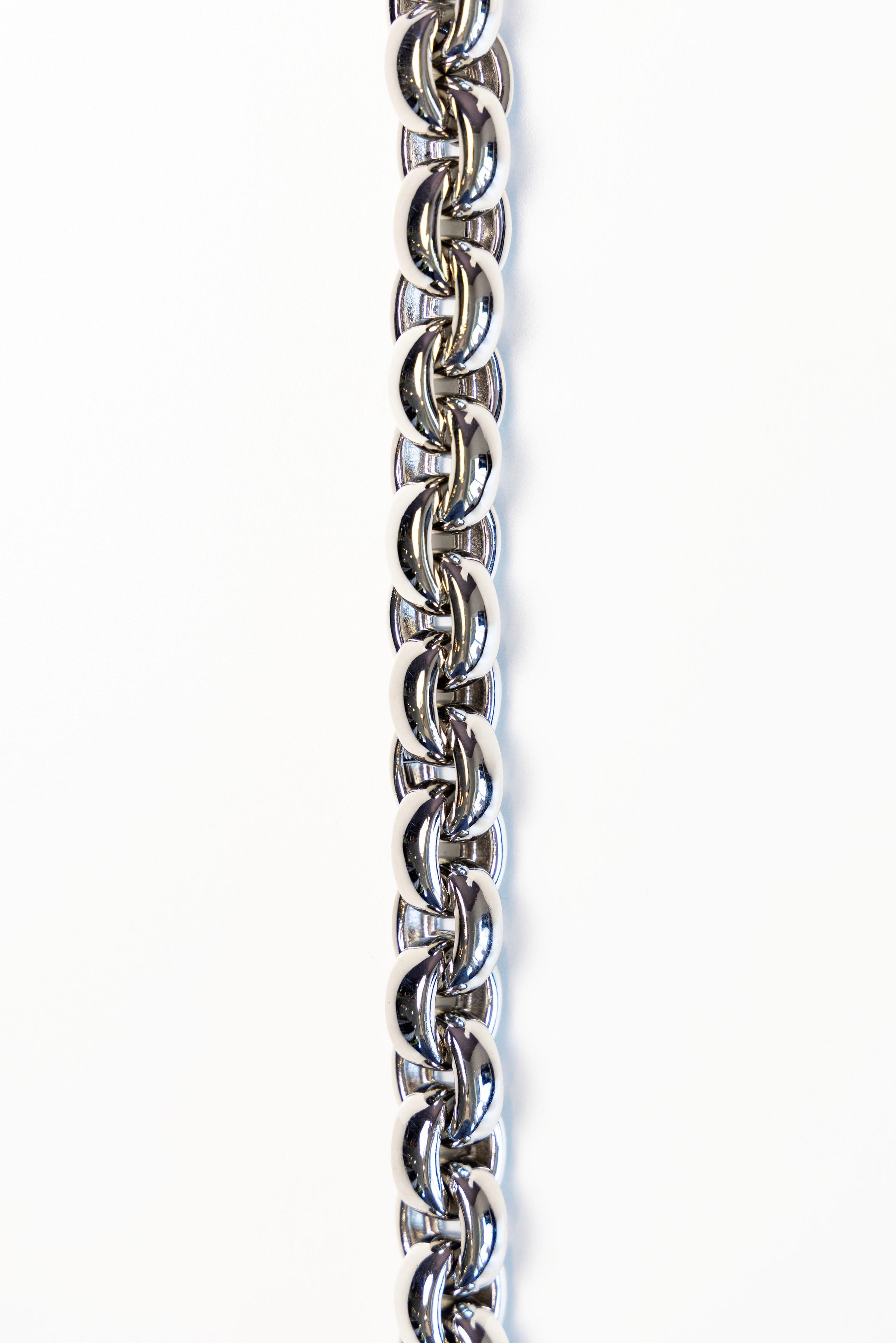 Rhodium Chunky Necklace