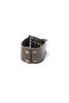 Cluster Chain Leather Bracelet