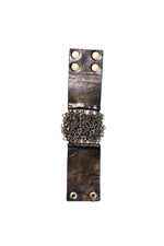 Cluster Chain Leather Bracelet
